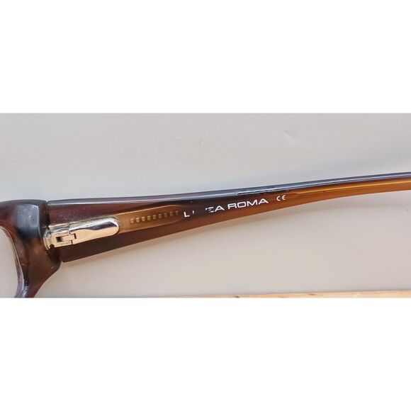 Linea Roma Eyewear Class 166 C2 50-17-135 Brown Eyeglasses Frames - Picture 7 of 15